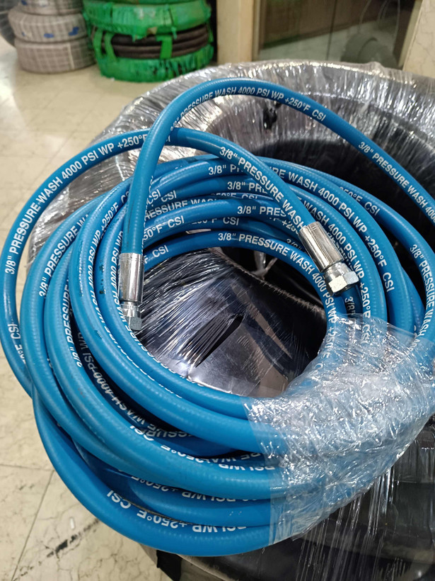 شیلنگ کارواشی پرفشار (4000 psi) 3/8" سایز 10 اروپائی ساخت سل ترکیه
