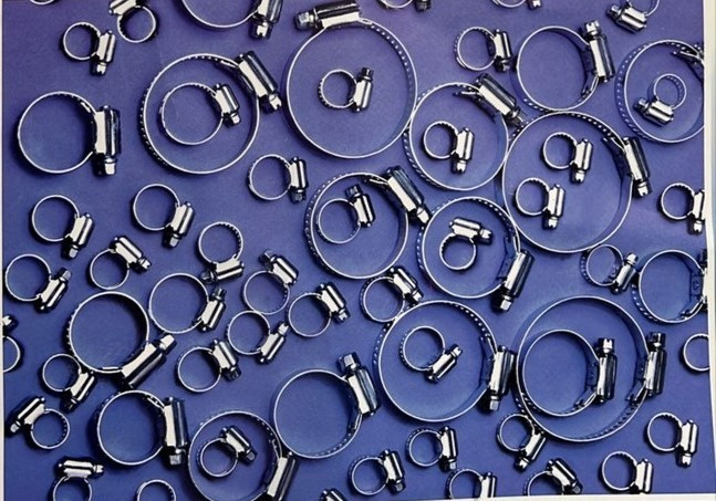 بست فلزی نازوتک سایز 25-42 معادل 3/4-1" مناسب رادیاتور پژو 405 بسته 50 عددی