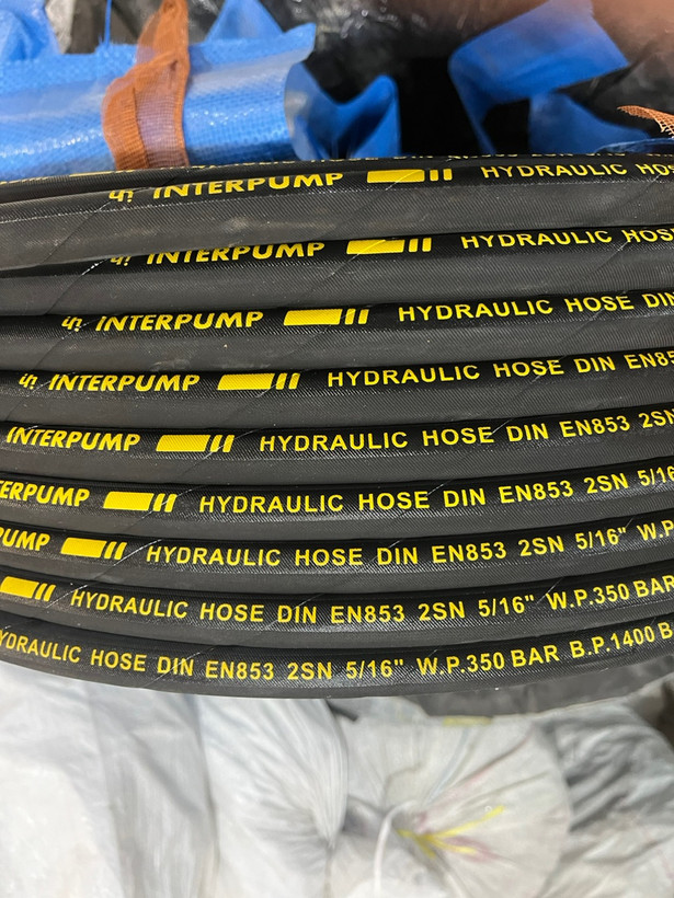 شیلنگ کارواشی و هیدرولیک 5/16" دو لاسیم 350 بار